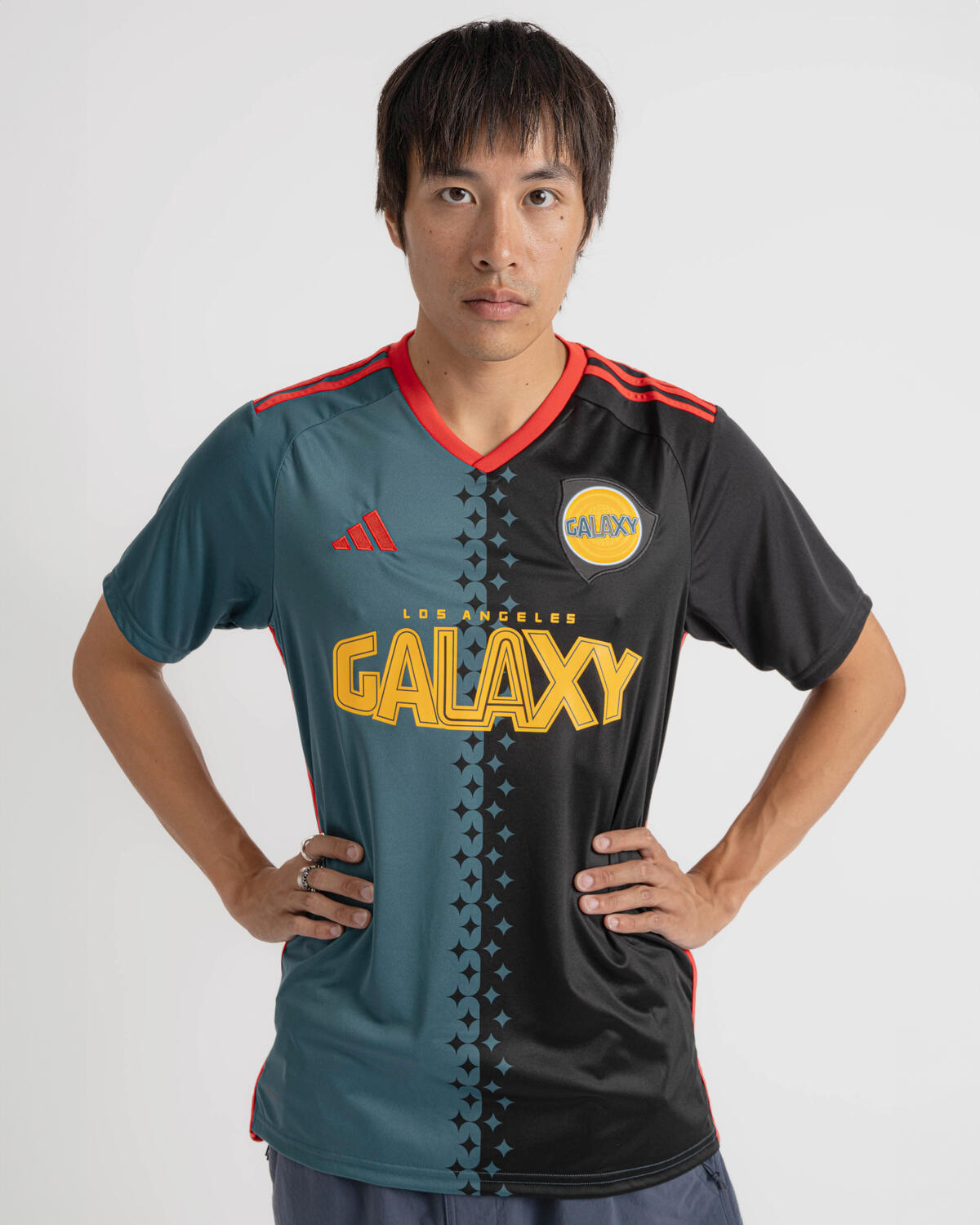 adidas アディダス　日体大フィールズ SMG ユニフォーム　サッカー　L Adidas Originals Jersey - LA Galaxy | IN4290 | AFEW STORE